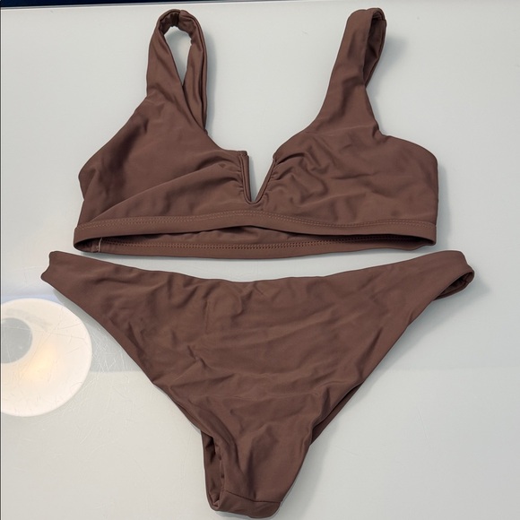 SHEIN Other - SHEIN Brown Bikini Set